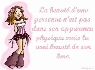 la vrai beauté vien de l'interieur